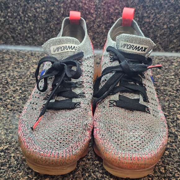 Nike Air VaporMax 2 Flyknit Shoes Womens 8 Sneakers Ultramarine Pink 942843-104 - Picture 5 of 12
